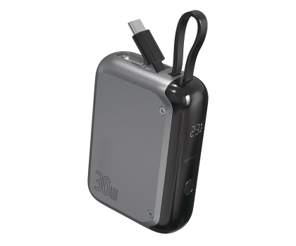 Powerbank 4smarts Powerbank Pocket 10000mAh 30W z kablem USB-C 15cm